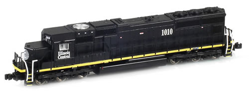 AZL 61009-2 - Illinois Central SD70 1019 black w/ yellow stripe