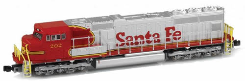 AZL 61011-3 - USA Diesel Locomotive 208 SD75M Red Warbonnet of the ATSF