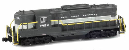 AZL 62007-1 - USA Diesel Locomotive NYC GP9 5932 Lightning Stripe Long Range Tanks
