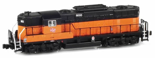 AZL 62009-3 - Diesel Locomotive Long Range Milwaukee GP9 800 Orange/Black