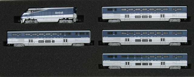 AZL 7002 - Amtrak West passenger set with Surfliner Cars.