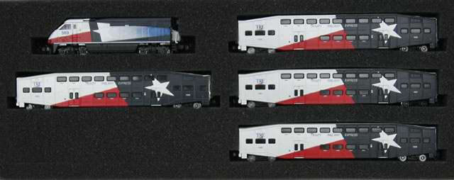 AZL 7006 - Dallas TRE passenger set Bombardiers
