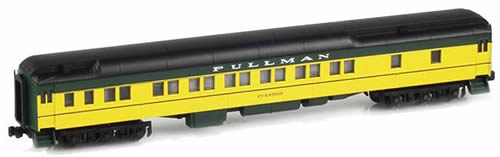 AZL 71005-1 - 12-1 Pullman Sleeper EVANSTON CNW Yellow & Green