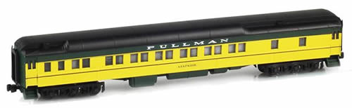 AZL 71005-2 - 12-1 Pullman Sleeper ARAPAHOE CNW Yellow & Green