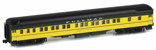 AZL 71205-1 - 8-1-2 Pullman Sleeper JAMES N. GLOVER CNW Yellow & Green