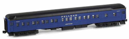AZL 71211-1 - 8-1-2 Pullman Sleeper CENTSTAR Wabash Blue