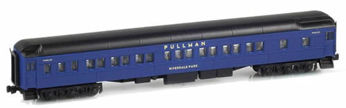 AZL 71211-3 - 8-1-2 Pullman Sleeper RIVERDALE PARK Wabash Blue