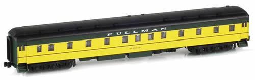 AZL 71305-1 - 6-3 Pullman Sleeper SPENSER CNW Yellow & Green