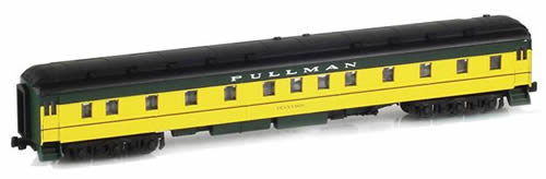 AZL 71305-2 - 6-3 Pullman Sleeper TENNYSON CNW Yellow & Green