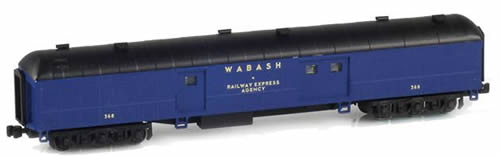 AZL 71611-1 - Baggage RAILWAY EXPRESS AGENCY Wabash Blue