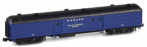 AZL 71611-2 - Baggage RAILWAY EXPRESS AGENCY Wabash Blue
