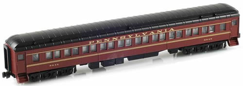 AZL 71703-1 - Paired Window Coach PRR Tuscan Red - 3845