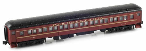 AZL 71703-3 - Paired Window Coach PRR Tuscan Red - 3848