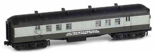 AZL 71902-8 - RPO UNITED STATES MAIL RAILWAY POST OFFICE Two Tone Grey with roof vents