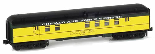 AZL 71905-2 - AF268-Z10A (RPO) UNITED STATES MAIL RAILWAY POST OFFICE 9415 CNW Yellow & Green