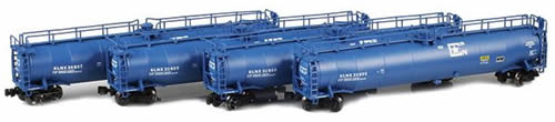 AZL 90333-1 - 4pc GLNX 33,000 Gallon LPG Tank Car Set
