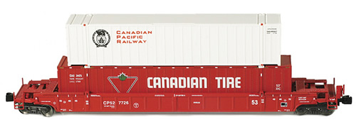 AZL 91602-2 - Canadian Pacific 53’ well car Single
