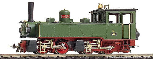 Bemo 1004824 - German Steam Locomotive Tssd No 49 of the K.W.St.E. 
