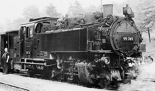 Bemo 1008827 - German Steam Locomotive BR 99 760 of the DR