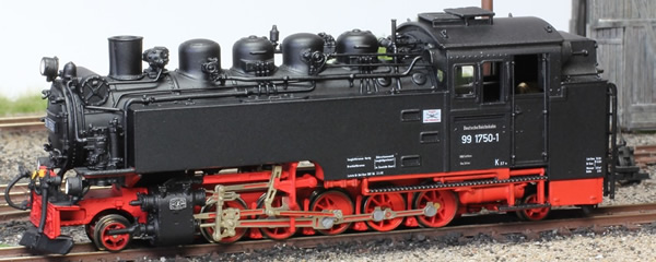 Bemo 1008831 - German Steam Locomotive BR 99 1750-1 of the DR