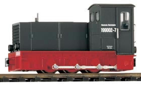 Bemo 1011852 - German Diesel Shunter BR199 002 of the Jöhstadt, Heeresfeld railway museum