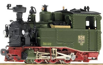 Bemo 1013800 - German Steam Locomotive No. 54 of the K.Sä.Sts.B.