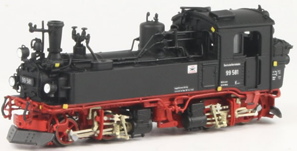 Bemo 1016831 - German Steam Locomotive BR 99 581 of the DR