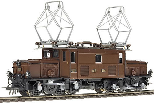 Bemo 1255116 - Swiss Electric Locomotive Ge 6/6 I 406, Krokodil of the 