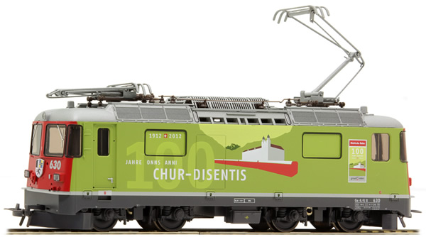 Bemo 1258140 - Swiss Ge 4/4 II Electric Locomotive of the RhB (100 YEar Chur)