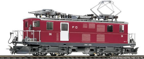 Bemo 1261226 - Swiss Electric Cogwheel Locomotive HGe 4/4 I Nr. 36 of the FO