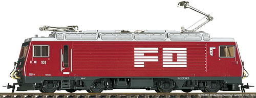 Bemo 1262215 - Swiss Electric Cograil Locomotive HGe 4/4 II 105 Oberalp/ Alp Su 