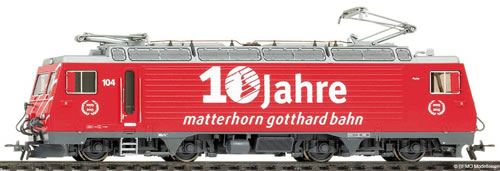 Bemo 1262274 - Swiss Electric Locomotive HGe 4/4 II 104 10 Years of MGB Railway