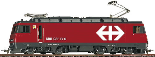 Bemo 1262403 - Swiss Electric Locomotive HGe 4/4 101 963 Zahnradlok Alpnach, Abliefer of the SBB