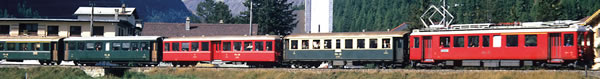 Bemo 1265113 - Swiss Electric Railcar ABe 4/4 503 of the RHB