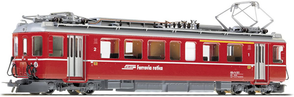 Bemo 1265141 - Swiss Electric Railcar ABe 4/4 501 of the RHB