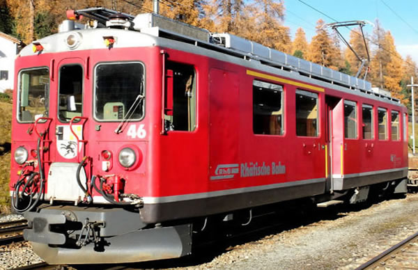 Bemo 1266136 - Swiss Electric Railcar ABe 4/4 46 of the RHB