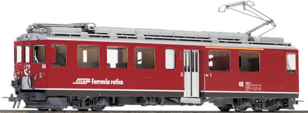 Bemo 1266138 - Swiss Electric Railcar ABe 4/4 48 of the RHB