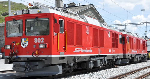 Bemo 1267122 - Swiss Electric Locomotive Gem 4/4802 marmot of the RhB