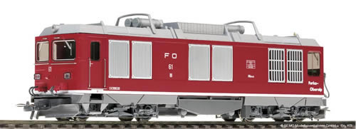 Bemo 1267211 - Swiss Diesel Locommotive HGm 4/4 61 of the FO