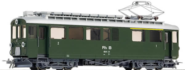 Bemo 1268191 - Swiss Electric Railcar Abe 4/4 31 Bernina of the RHB