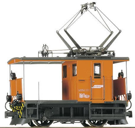 Bemo 1270121 - Swiss Electric Shunting locomotive Te 2/2 71 of the RHB