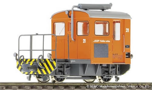 Bemo 1273131 - Swiss Diesel Shunting Locomotive Tm 2/2 21 of the RHB