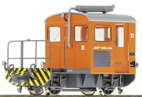 Bemo 1273139 - Swiss Diesel Shunting Locomotive Tm 2/2 16 of the RHB