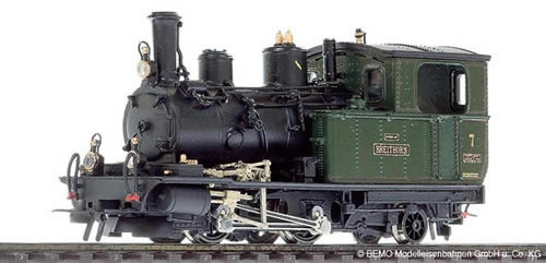 Bemo 1292527 - Swiss Steam Locomotive HG 2/3 7 Breithorn of the BVZ, Metal Collection