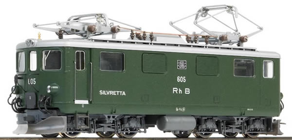 Bemo 1350105 - Swiss Electric Locomotive Ge 4/4 I 605 Silvretta of the RHB