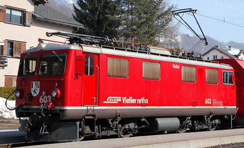 Bemo 1352123 - Swiss Electric Locomotive Ge 4/4 I 603 Badu of the RhB (DCC Sound Decoder)