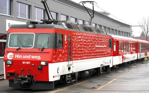 Bemo 1362477 - Swiss Electric Locomotive eg HGe 101 967 Out and about of the SBB (DCC Decoder)