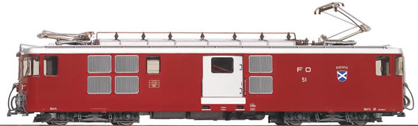 Bemo 1363204 - Swiss Electric Baggage Railcar Deh 4/4 54 Goms of the FO (DCC Decoder)