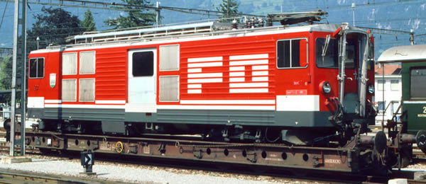 Bemo 1364213 - Swiss Electric Railcar Deh 4/4 93 of the FO (Sound)