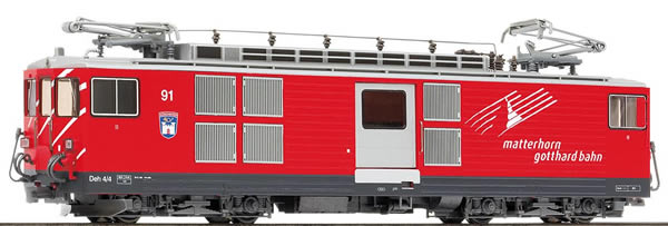 Bemo 1364251 - Swiss Electric Baggage Railcar Deh 4/4 91 Zahnrad (DCC Decoder)